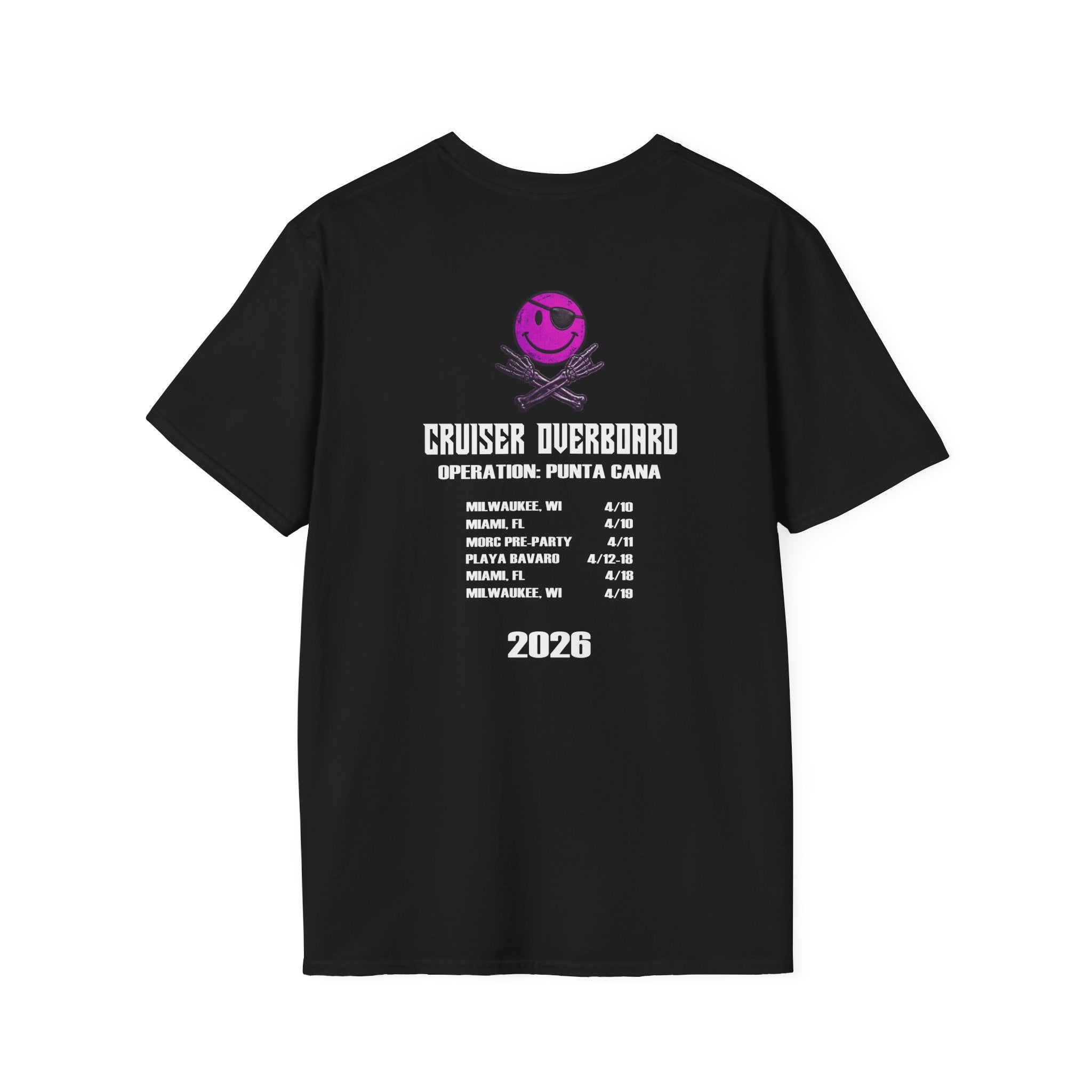 Smile Cruiser Overboard Milwaukee - T-Shirt Pink