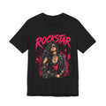 ROCKSTAR T-Shirt Brunette Beauty 80s Rock Style