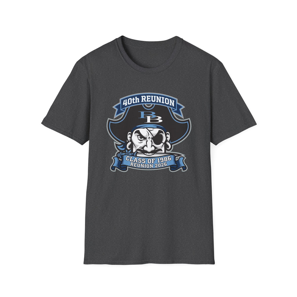 Official 40th Anniversary for the Class of 1986 Burrell High School T-Shirt - 2026 Blue