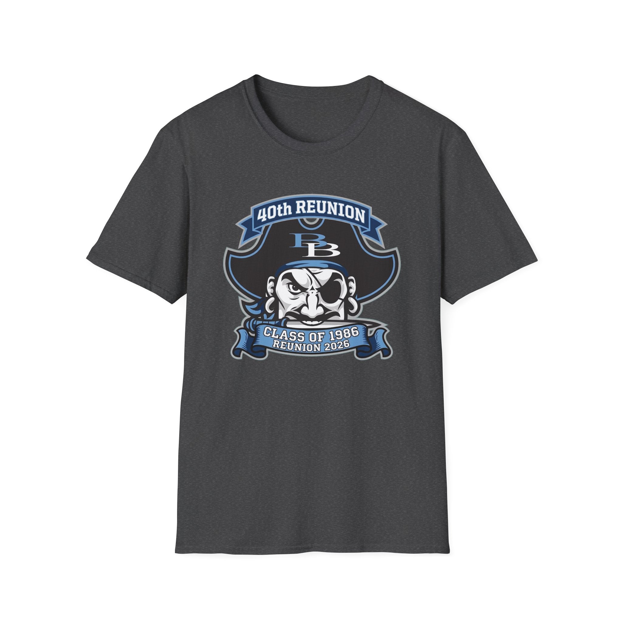 Official 40th Anniversary for the Class of 1986 Burrell High School T-Shirt - 2026 Blue