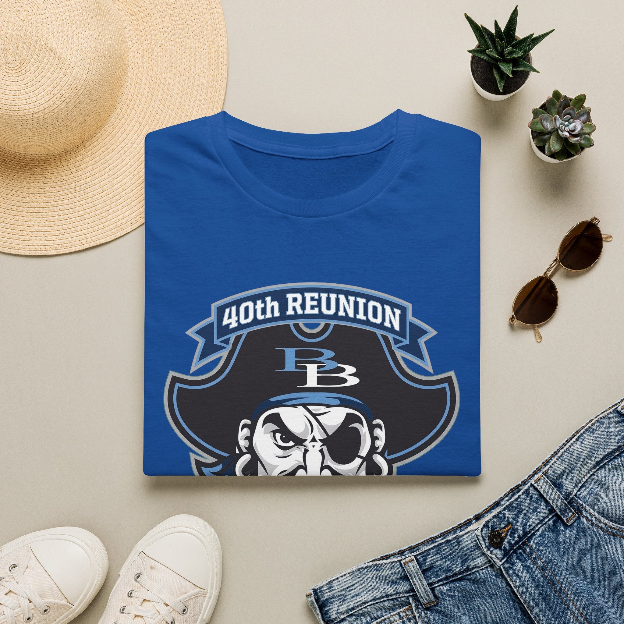 Official 40th Anniversary for the Class of 1986 Burrell High School T-Shirt - 2026 Blue