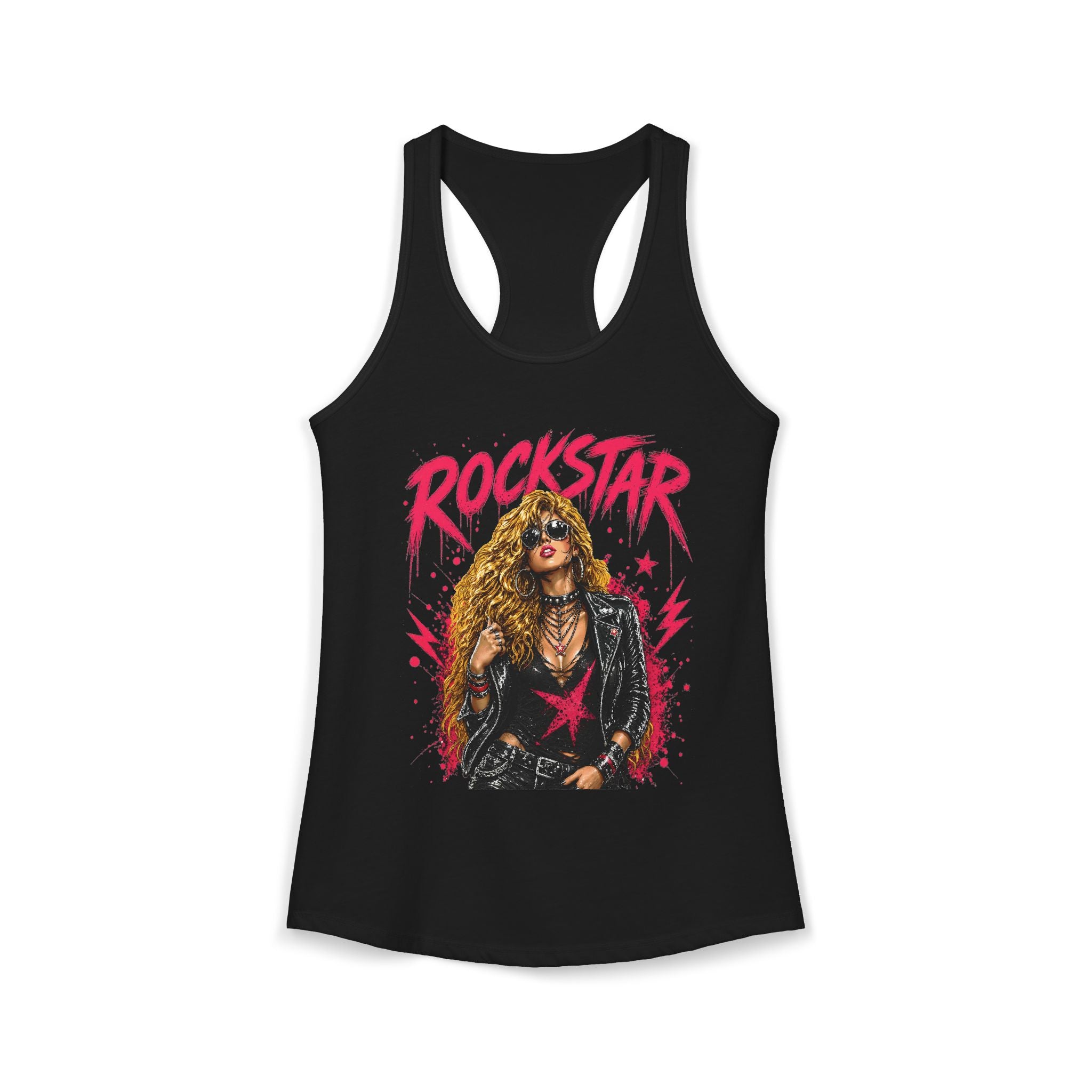 ROCKSTAR Tank Top Blondie 80s Rock Style