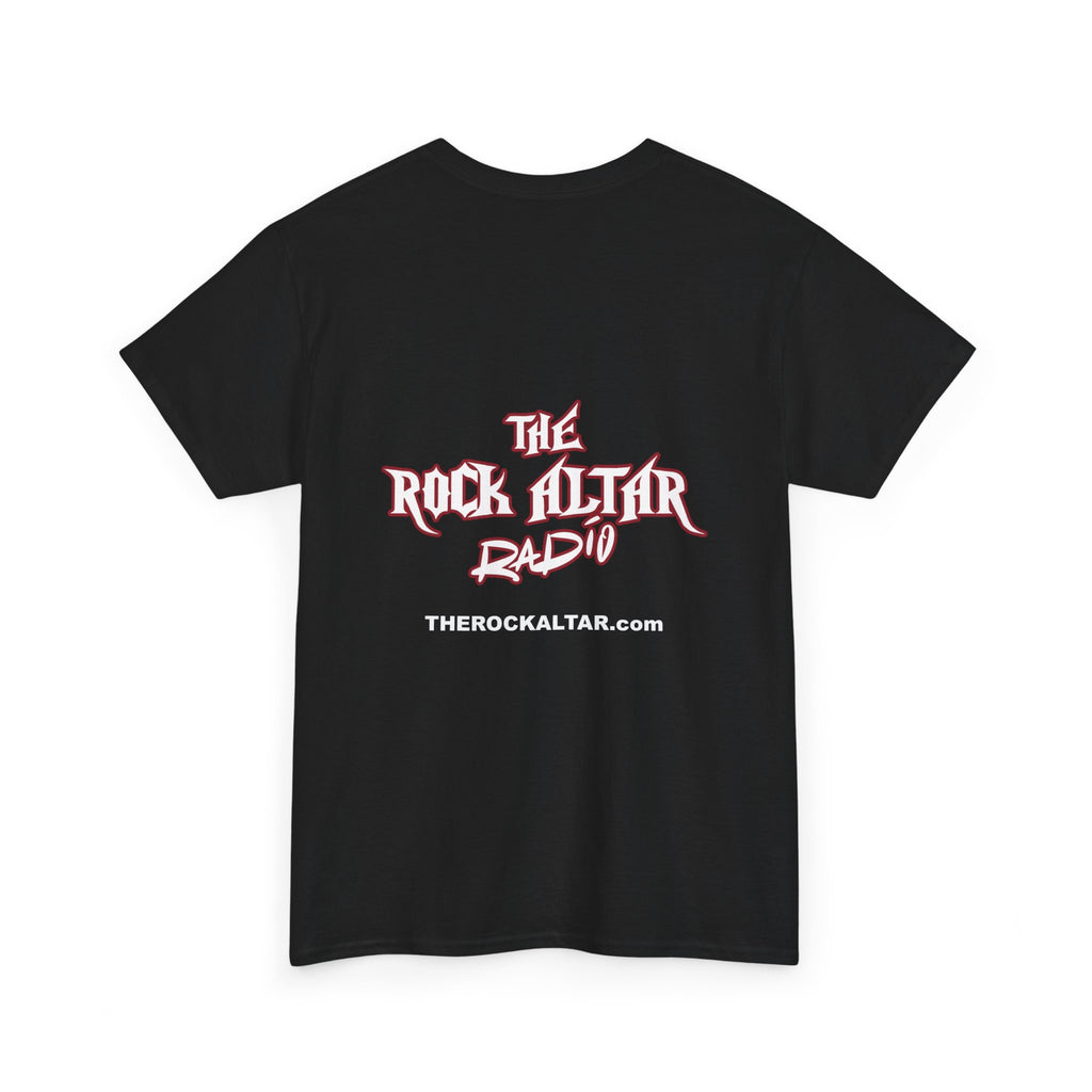 RockAltarRadio_Skull Tee - Unisex Heavy Cotton T-Shirt