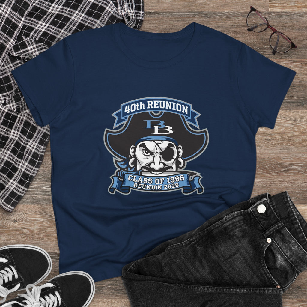 Pirate Mascot 40th Reunion Tee | Class of 1986 Reunion 2026