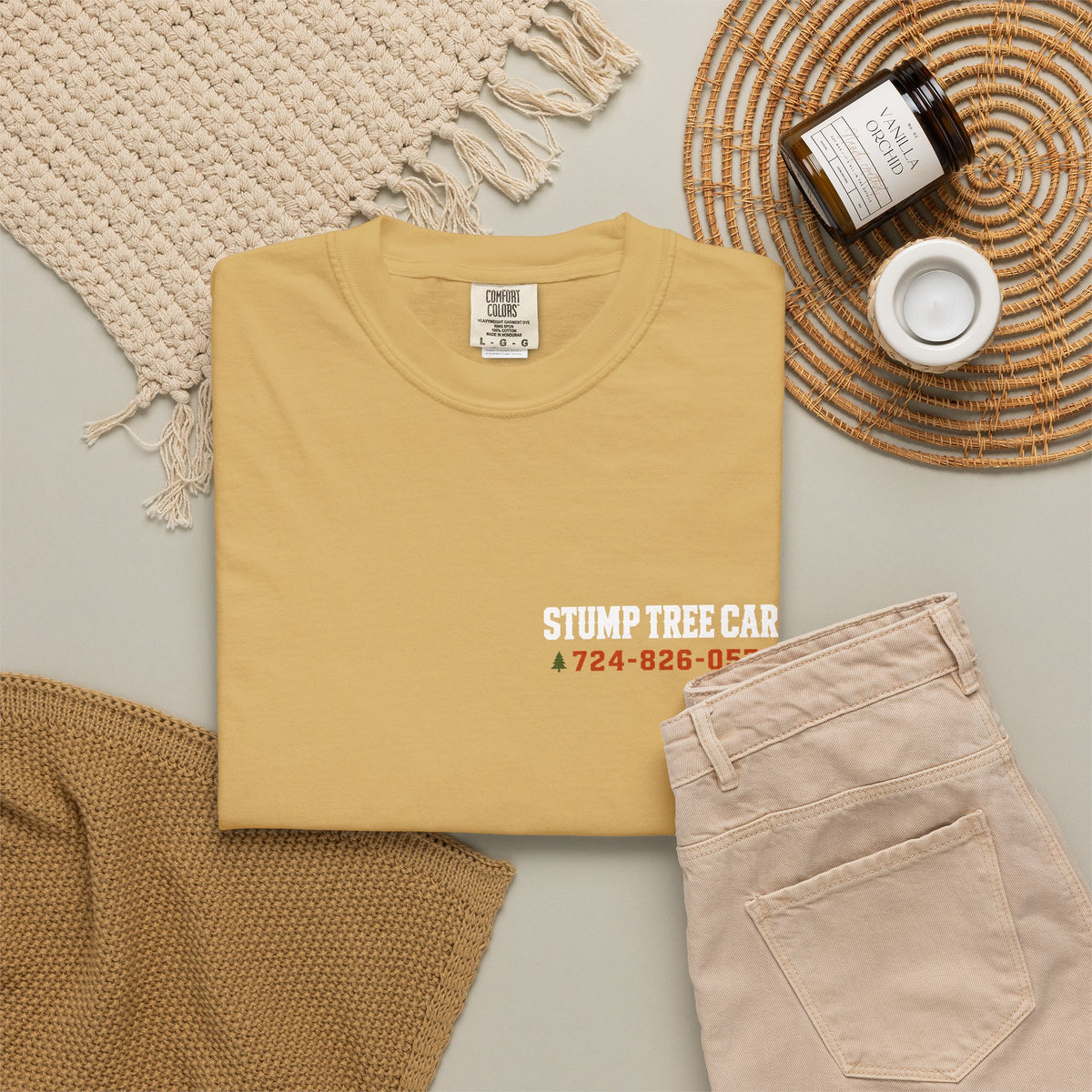 Stump Tree Care T-Shirt (Small Logo)