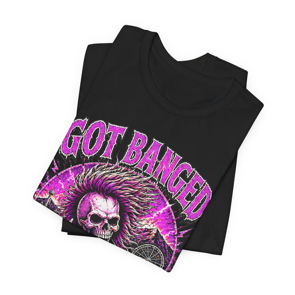 Copy of Copy of Purple Skull Rocker Shirt, Gothic Punk Graphic Tee, Dark Aesthetic Streetwear, Edgy Skeleton Shirt, Alternative Fashion Gift