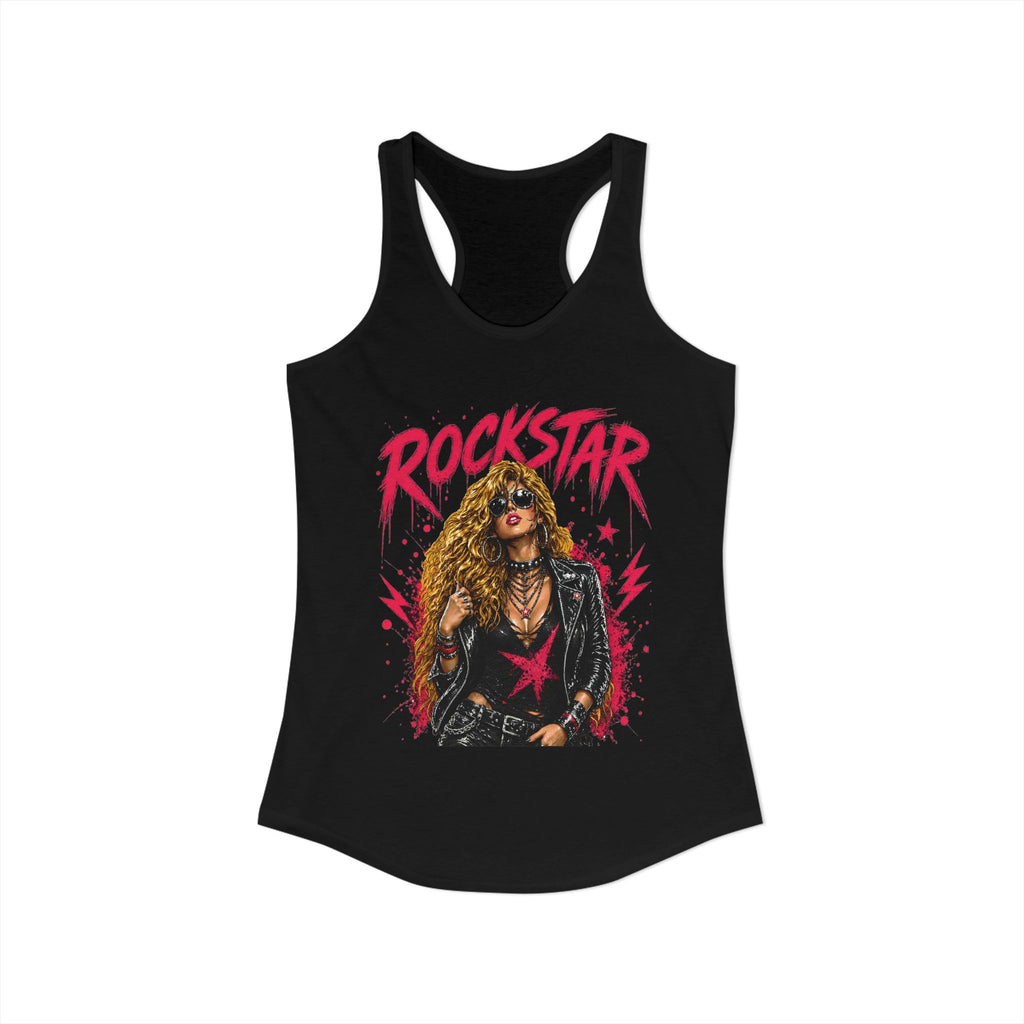 ROCKSTAR Tank Top Blondie 80s Rock Style