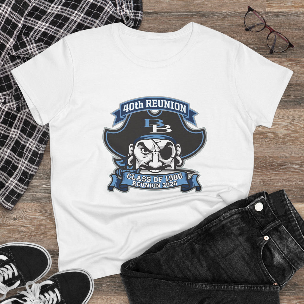 Pirate Mascot 40th Reunion Tee | Class of 1986 Reunion 2026