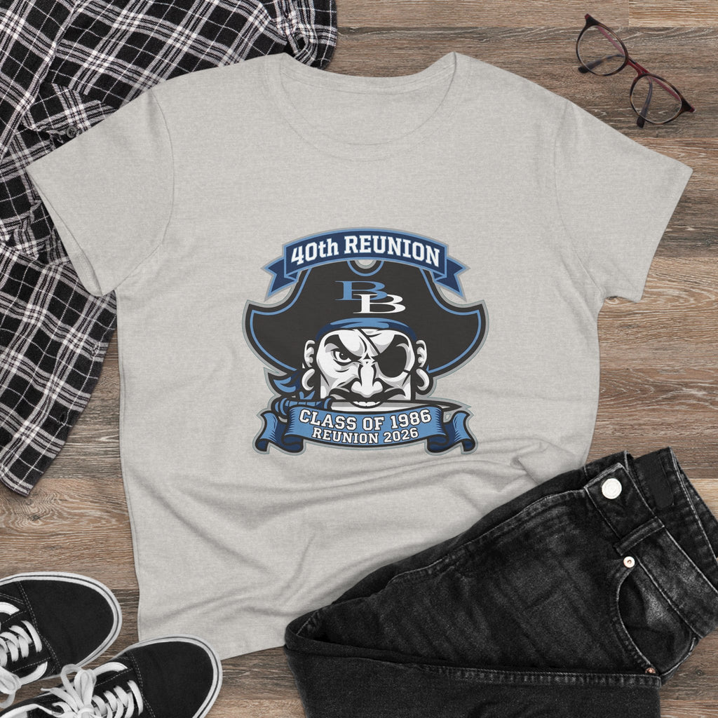 Pirate Mascot 40th Reunion Tee | Class of 1986 Reunion 2026